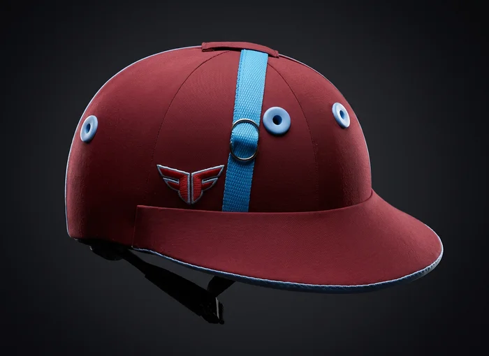 Precision crafted AA Polo helmet detail